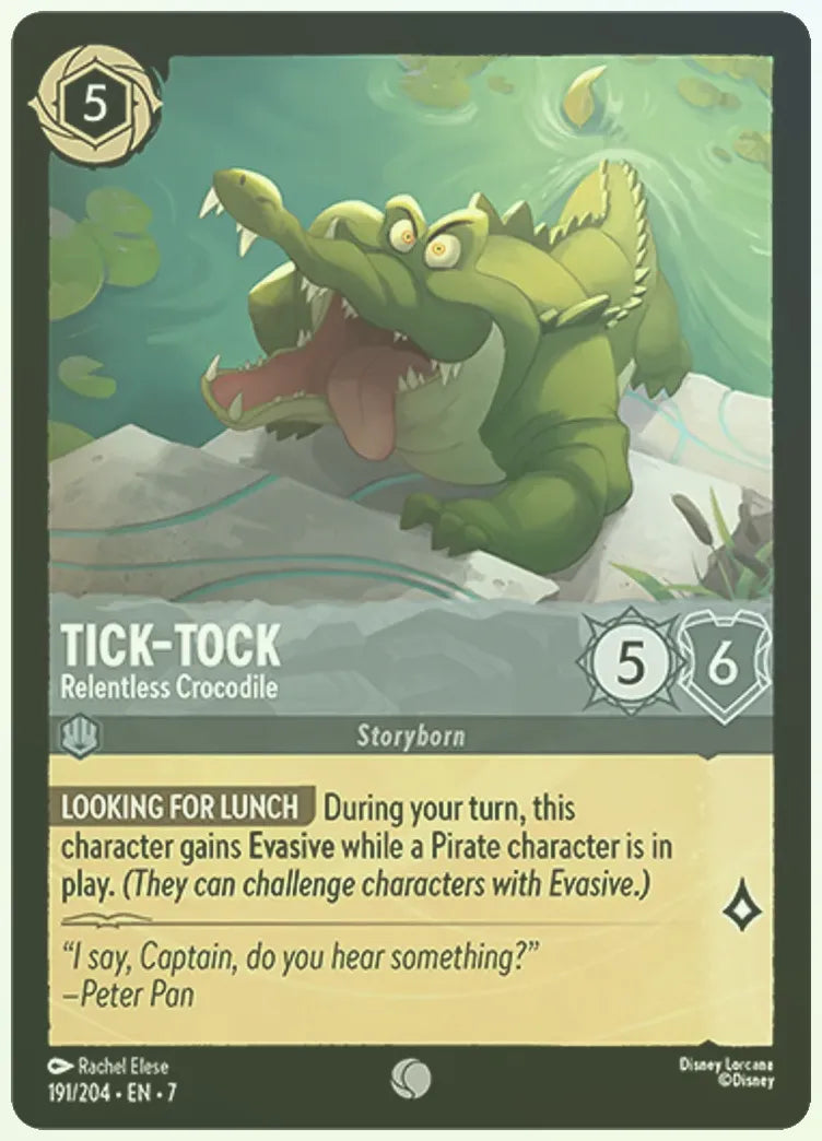 Tick-Tock - Relentless Crocodile Foil