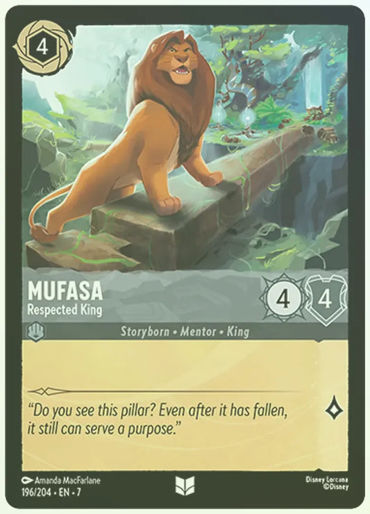 Mufasa - Respected King Foil