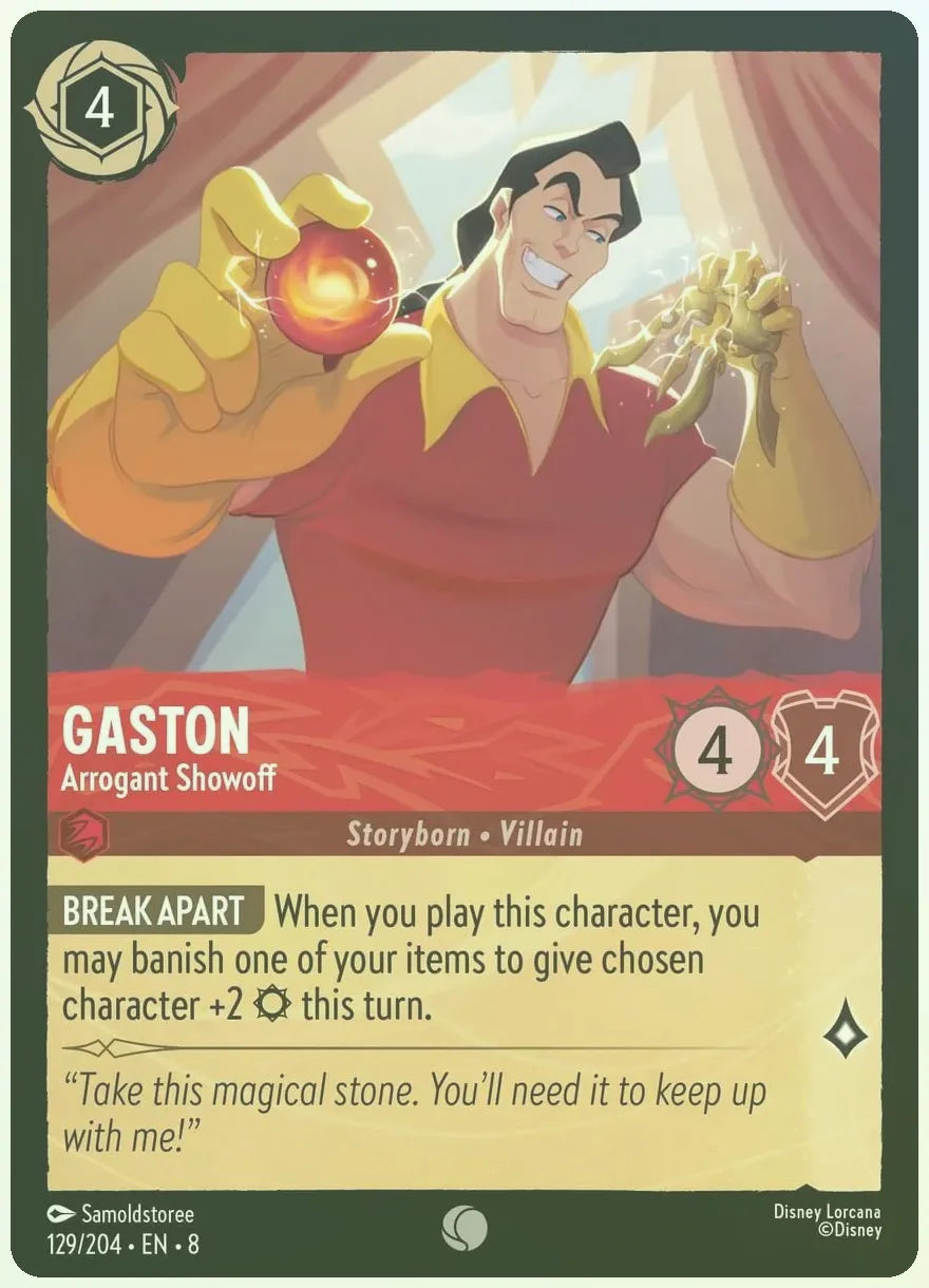 Gaston - Arrogant Showoff Foil
