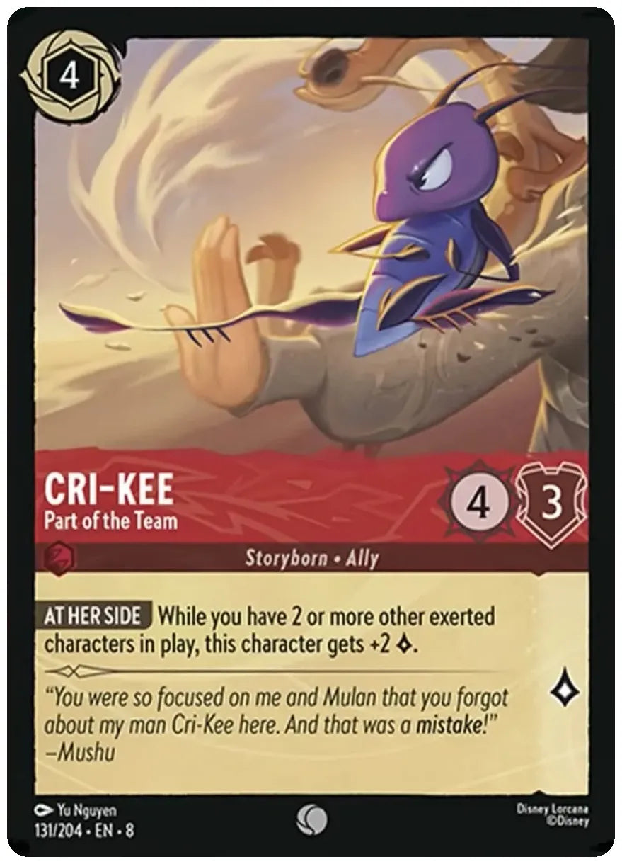 Cri-Kee - Part of the Team