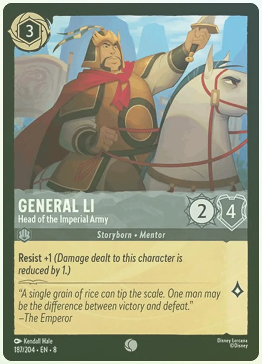 General Li - Head of the Imperial Army Foil