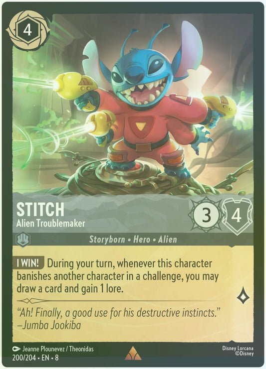 Stitch - Alien Troublemaker Foil