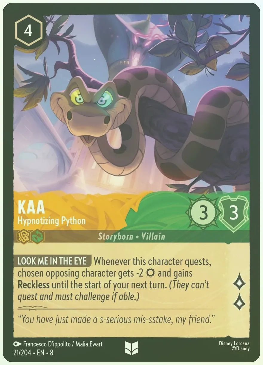 Kaa - Hypnotizing Python Foil
