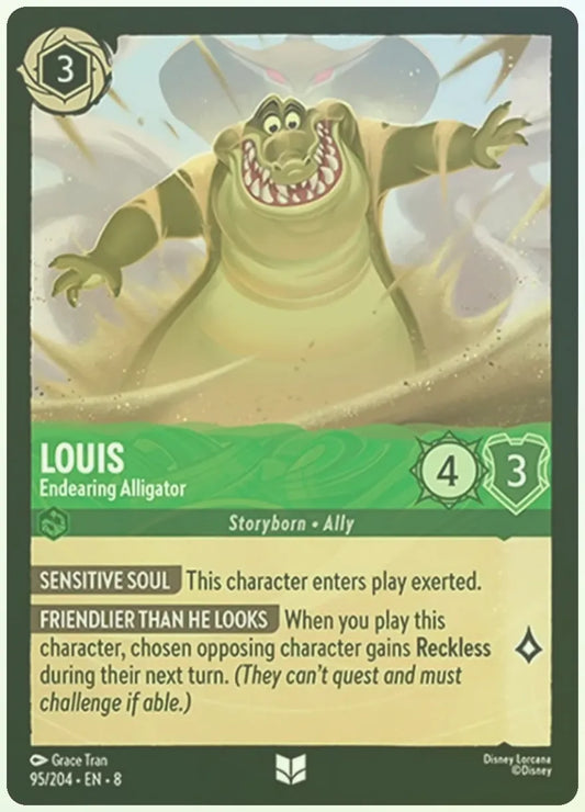 Louis - Endearing Alligator Foil