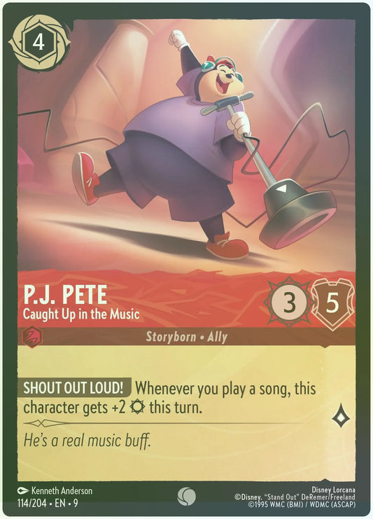 P.J. Pete - Caught Up in the Music Foil