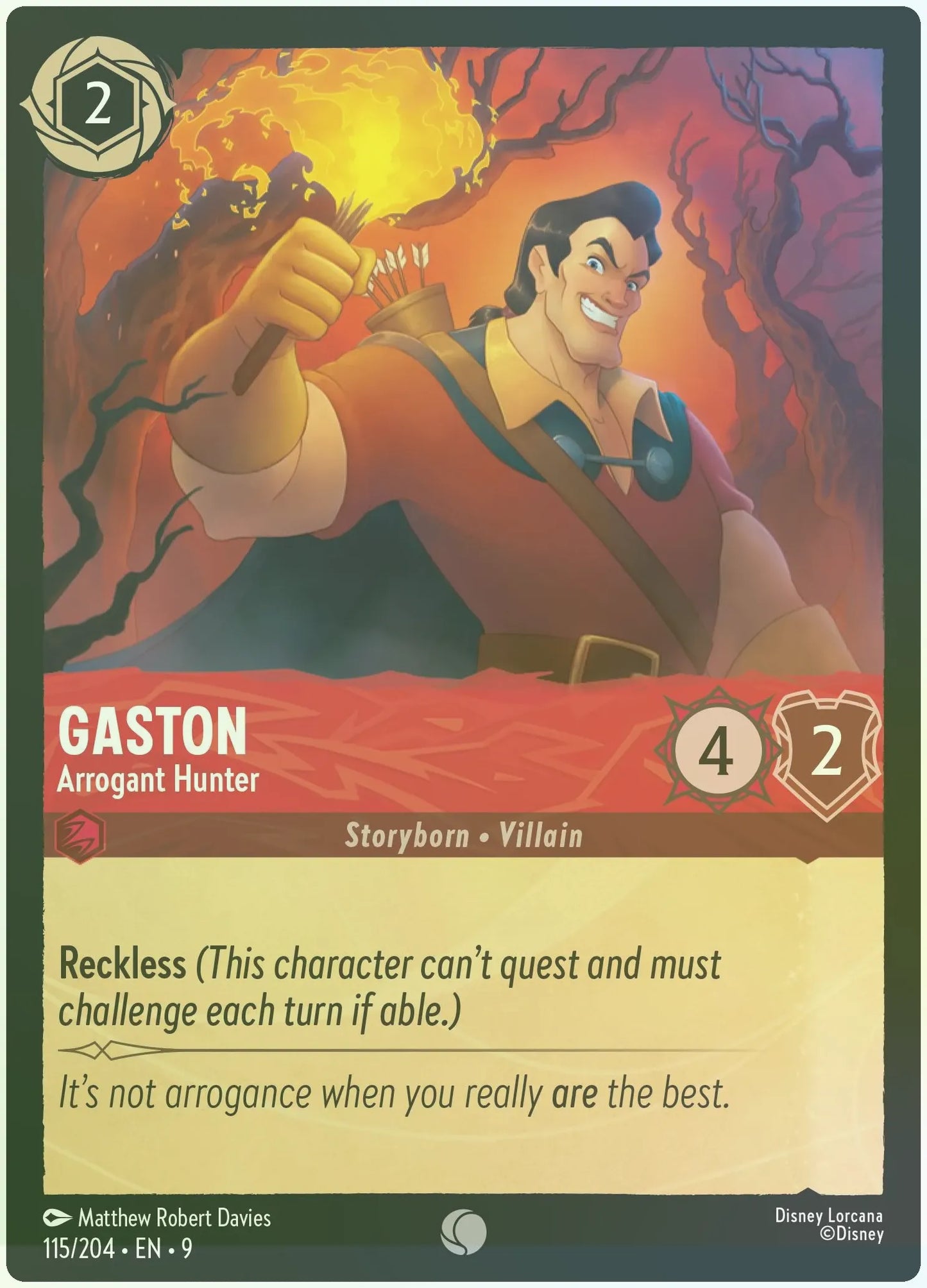 Gaston - Arrogant Hunter Foil