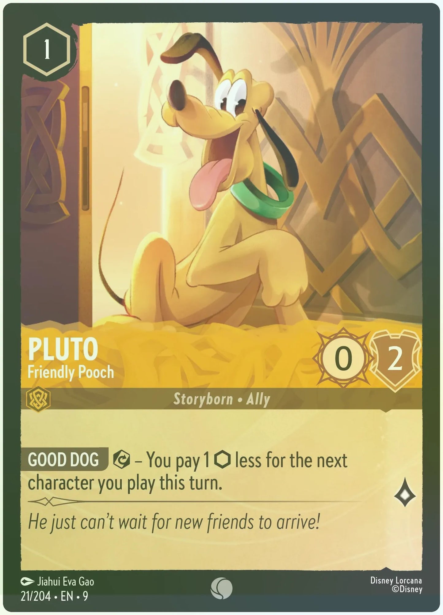 Pluto - Friendly Pooch Foil