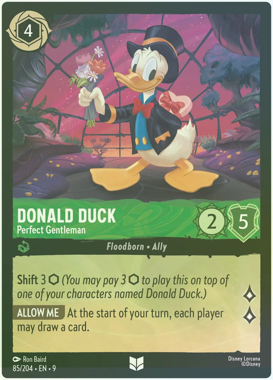 Donald Duck - Perfect Gentleman Foil