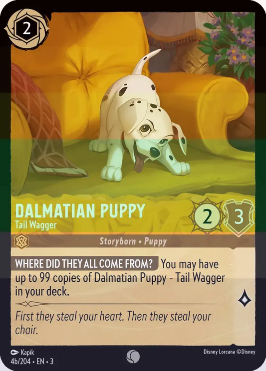 Dalmatian Puppy - Tail Wagger 4b Foil