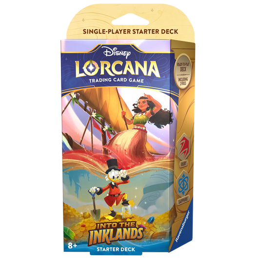 Lorcana: Into the Inklands Ruby & Sapphire Starter Deck