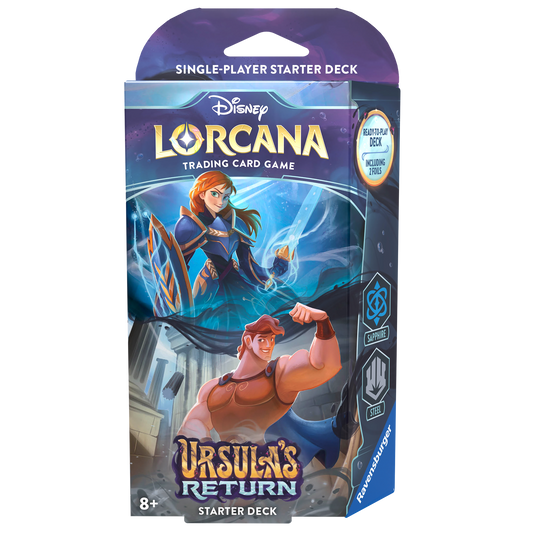 Lorcana: Ursula's Return Sapphire & Steel Starter Deck