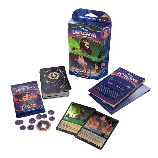 Lorcana: Shimmering Skies: Emerald & Steel Starter Deck