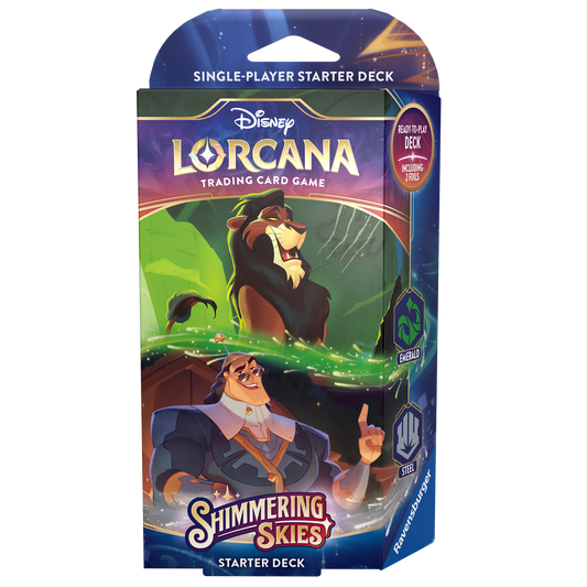 Lorcana: Shimmering Skies: Emerald & Steel Starter Deck