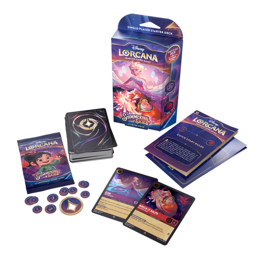 Lorcana: Shimmering Skies: Amethyst & Ruby Starter Deck