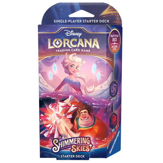 Lorcana: Shimmering Skies: Amethyst & Ruby Starter Deck