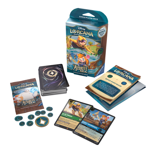 Lorcana: Azurite Sea: Emerald & Sapphire Starter Deck