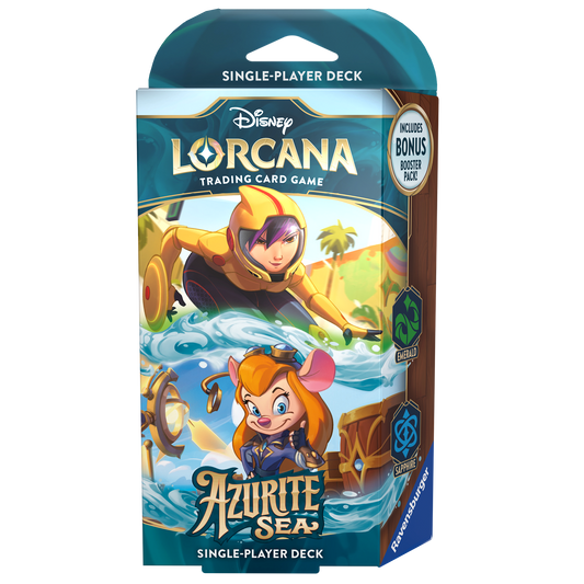 Lorcana: Azurite Sea: Emerald & Sapphire Starter Deck