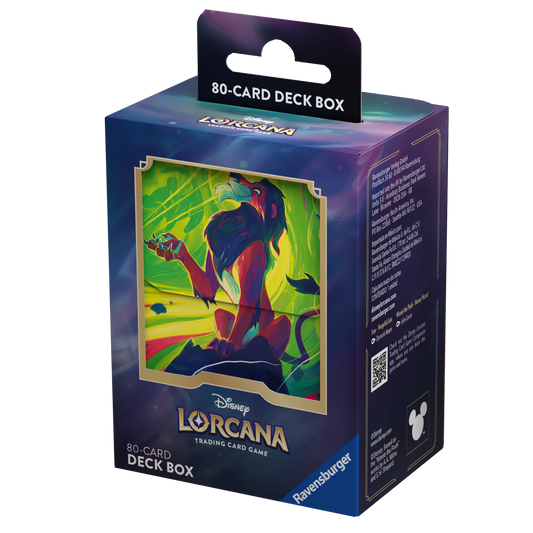 Krabička na karty Lorcana: "Scar"