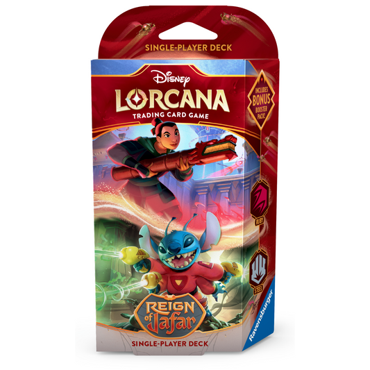 Lorcana: Reign of Jafar: Ruby & Steel Starter Deck
