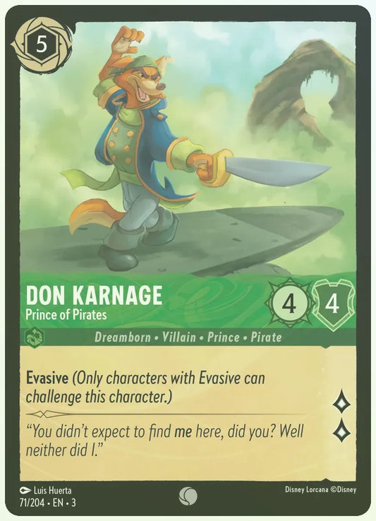 Don Karnage - Prince of Pirates Foil