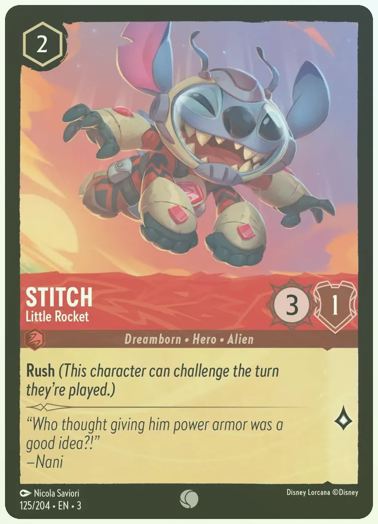 Stitch - Little Rocket Foil
