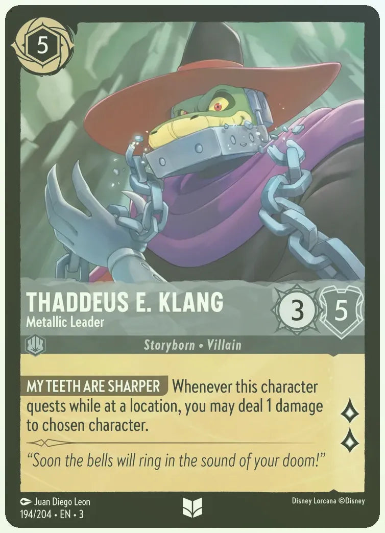 Thaddeus E. Klang - Metallic Leader Foil