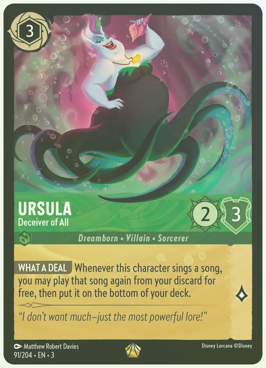 Ursula - Deceiver of All Foil
